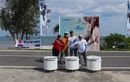 Suzuki Gelar Bersih-bersih Sampah di Belitung, Ratusan Kilo Limbah Dikumpulkan