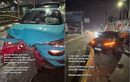 Jadi Pelajaran Pihak Terkait, Bodi VinFast VF e34 dan Geely Ex5 Cekung Tebas Pembatas Beton Gaib
