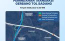 Demi Tol Japek II Selatan, Gerbang Tol Sadang Resmi Geser ke Lokasi Baru