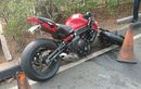 Kecelakaan di Depan Plaza Senayan, Honda Beat dan Kawasaki ER650E Ringsekà