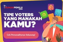 Yuk ikuti kuis kepribadian untuk mengetahui tipe voters-mu!