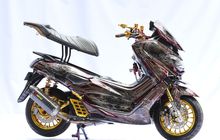 Bertabur Detail, Pemenang Best Airbrush di Final Customaxi Sisipkan Karakter Saint Saiya