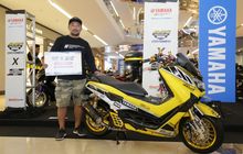 Livery Legendaris Jadi Andalan, Yamaha NMAX Ini Sabet Juara Customaxi Solo