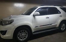 Toyota Fortuner G Diesel 2013 Seken Mulus, Masuk Lelang Harganya Cuma Segini