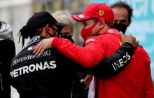 Lewis Hamilton Samakan Rekor dengan Michael Schumacher, Sebastian Vettel Sampaikan Pujian, Tapi...