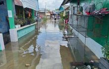 Kerap Dilanda Banjir Rob, Sunarti Warga Kampung Pelangi Khawatir Ada Buaya