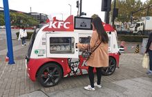 Keren! KFC Jual Ayam Goreng Pakai Mobil Tanpa Sopir, Gimana Cara Belinya?