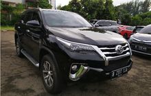 Harga Toyota Fortuner Seken Tahun 2018, tipe VRZ Harganya Ada yang Jual 350 jutaan