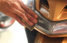 Hanya Modal Ini, Mika Lampu Motor Kusam Bisa Kembali Kinclong!