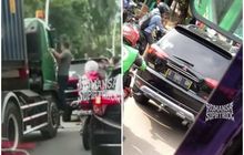 Gunakan Pelat Palsu, Pengemudi Mitsubishi Pajero Sport yang Aniaya Sopir Truk Kontainer Dikenai Pasal Berlapis