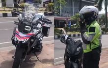 Viral Polisi Gadungan Naik Moge Tilang Pengendara XMAX, Pelat Dicurigai, Statusnya WNA