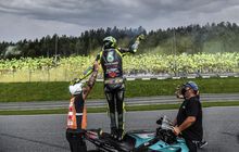 Meski Enggak Jadi Podium, Valentino Rossi Girang Bukan Main Usai Balapan MotoGP Austria 2021