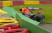 Sempat Gagal Start Karena Crash, Sergio Perez Masih Bisa Ikutan F1 Belgia 2021