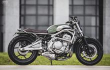 Kawasaki ER-6f Lepas Jubah Ala Motor Inggris, Ekspos Tangki Dan Subframe Simpel