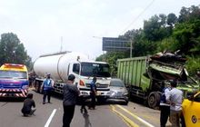 Diduga Rem Blong Dump Truck Seruduk Antrean Kendaraan di Tol Cipularang, Yuk Antisipasi Penyebab Rem Bisa Blong