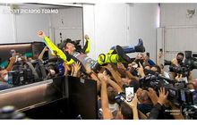 Valentino Rossi Pensiun, Begini Meriahnya Perpisahan The Doctor di MotoGP Valencia 2021