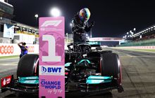 Hasil Kualifikasi F1 Qatar 2021 - Raih Pole Position, Lewis Hamilton Unggul Telak dari Max Verstappen