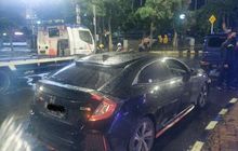 Tabrak 2 Motor dan 2 Mobil di Dekat Bundaran Senayan, Pengemudi Civic Hatchback Terbukti Mabuk