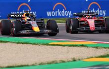 Menegangkan, Max Verstappen Menang Duel dengan Charles Leclerc di Balapan Sprint F1 Emilia Romagna 2022