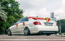 Setup Kaki Mercedes-Benz E250 AMG Yang Disewa Jadi Wedding Car Gaul