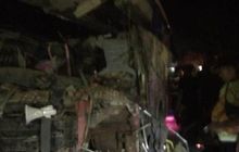 Kronologi Bus Rombongan Peziarah Tabrak Rumah dan Kendaraan Di Ciamis, Tewaskan 3 Orang dan 24 Luka-luka