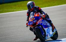 Hasil Warm Up Moto2 Catalunya 2022 - Aron Canet Jadi yang Terkencang, Pembalap Tim Indonesia Masih Belum Greget