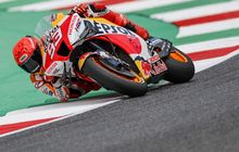 MotoGP Italia 2022 - Marc Marquez Heran Motornya Sulit Dikendalikan di Sirkuit Mugello