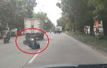 Habis Kecelakaan di Jalan Raya, Pengendara Yamaha V-Ixion Ini Malah Banjir Pujian dari Netizen