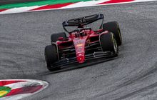 Ada Drama Mobil Terbakar, Charles Leclerc Kibarkan Merah Putih Sebagai Juara F1 Austria 2022