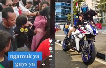 Jeje Slebew Viral Gara-gara Ngamuk di Citayam Fashion Week, Eh Ternyata Pernah Coba Naik Honda CBR600RR Lo