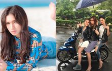 Angel Karamoy Posting Foto Anggunnya Pakai Baju Renang, Dulu Pernah Pose Bonceng Tiga Naik Honda BeAT Lo