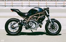 Ducati Monster Jadi Nunduk, Bergaya Cafe Racer Dengan Tampang Agresif