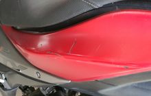 Dua Cara Bikin Mulus Bodi Motor Bekas Warna Doff yang Baret Dalam