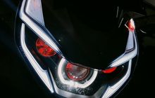Pasang Lampu Proyektor di All New Honda PCX 160,  Lebih Terang Dan Fokus