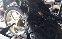 Cara Mudah Mengetahui Motor Matik Bekas Tabrakan