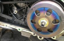Ini Efek Samping Mangkok Kampas Ganda Motor Matic Berwarna Kebiruan