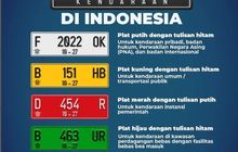 Kenalan Yuk Dengan Ragam Warna Pelat Nomor Kendaraan di Indonesia 