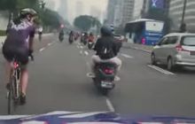 Gowes Keluar Jalur, Rombongan Road Bike di Sudirman Ditegur Pak Polisi