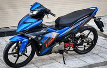 Yamaha MX King 150 Blue Raptor Makin Sempurna Pakai Kaki Baru