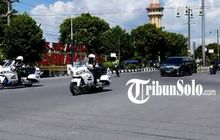 Toyota Alphard Joko Widodo Dikawal Ketat, Dua Honda Gold Wing Memimpin di Jalan Solo-Yogyakarta