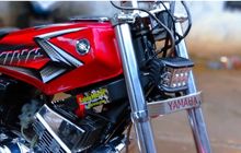 Kaki Depan Yamaha RX-King Jadi Lebih Kekar, Pakai Sokbreker Sang Adik Tinggal Plek