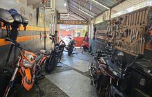 Servis Moge Kesayangan di SR Garage, Bengkel Rujukan Motor Dinas TNI-Polri