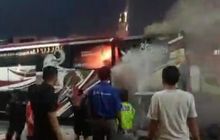 Bus PO Haryanto Terbakar di Tol Cikarang Barat, Hari Ini Polisi Lakukan Pemeriksaan