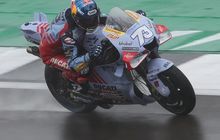 Trek Basah Bikin Seru, Alex Marquez Menang Balapan Sprint MotoGP Inggris 2023