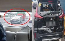 Awal Mula Tabrakan Beruntun di GT Halim Utama, Mitsubishi Xpander Cross Korban Pertamanya