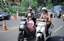 Seru, Begini Kecenya Bikers Wanita Jajal Honda EM1 e: Keliling Kota Semarang