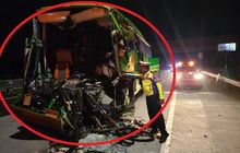 Innalillahi, Bus Rombongan SMP PGR 1 Malang Terpenggal di Tol Jombang-Mojokerto