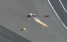 Ini Penyebab Bezzecchi Tabrak Vinales di Sprint MotoGP Australia 2024
