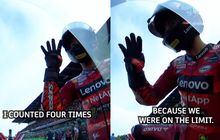 Bikin Salah Paham, Ini Arti Isyarat 4 Jari Pecco Bagnaia ke Jorge Martin
