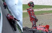Ngaku Juga, Ini Alasan Bagnaia Crash di Sprint MotoGP Malaysia 2024